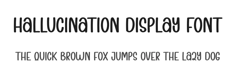 Hallucination Display Font by andikastudio — Display Font