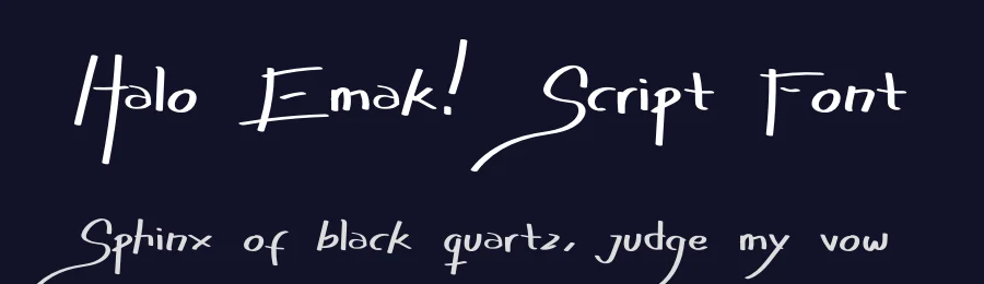 Halo Emak! Script Font by riljs — Script Handwritten Font — thumbnail 2