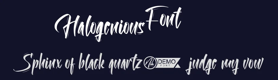 Halogenious Font by nihstudio — Script Handwritten Font — thumbnail 2