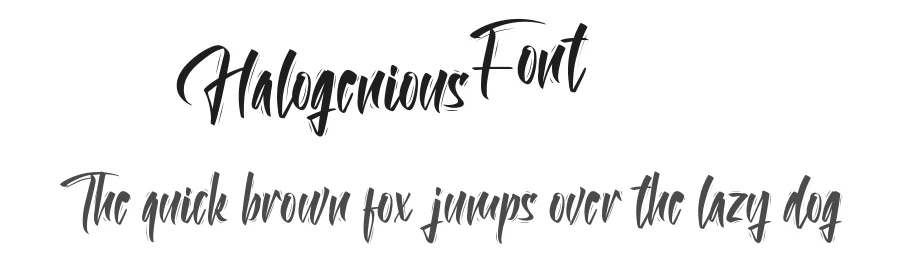 Halogenious Font by nihstudio — Script Handwritten Font