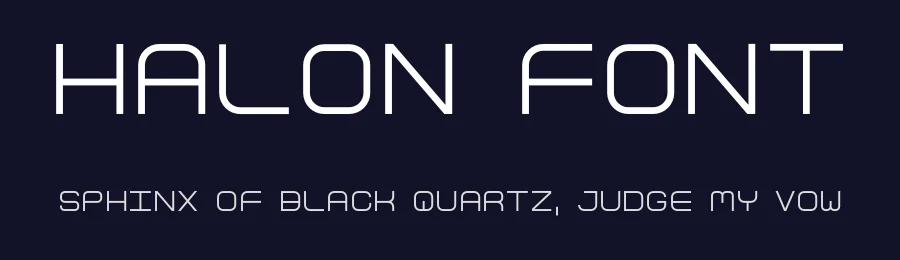 Halon Font by Yvonne Simmermacher — Sans Serif Font — thumbnail 2