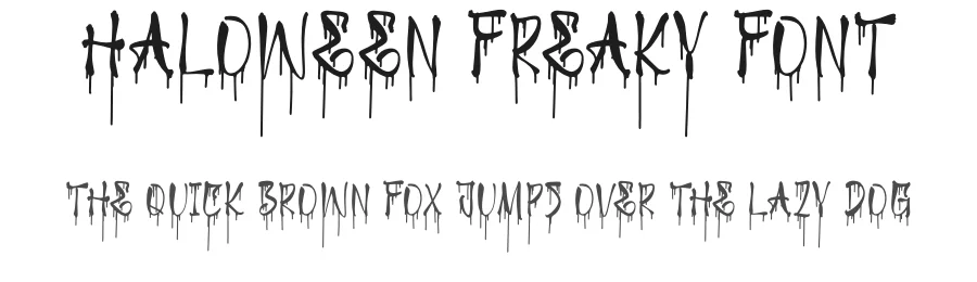 Haloween Freaky Font by letterfabric — Script Handwritten Font