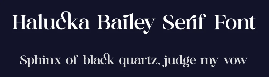 Halucka Bailey Serif Font by timelesstype.co — Serif Font — thumbnail 2