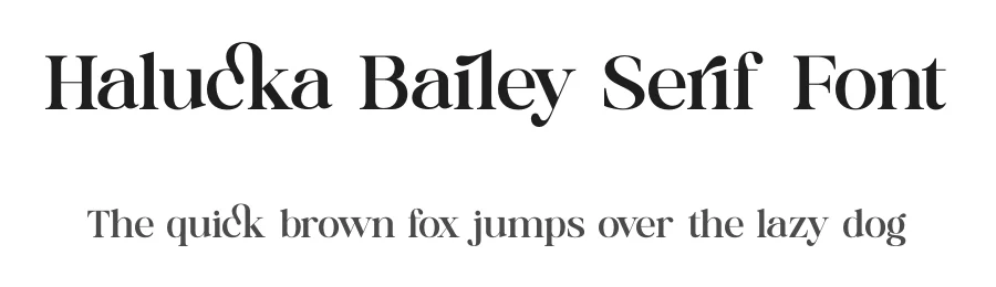 Halucka Bailey Serif Font by timelesstype.co — Serif Font