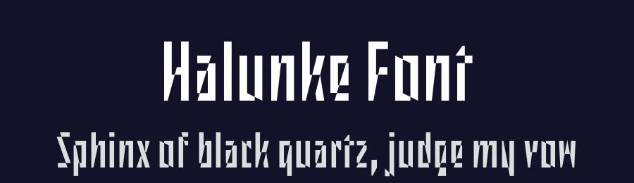 Halunke Font by Elena Schneider — Display Font — thumbnail 2
