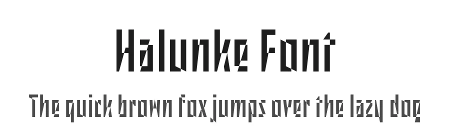 Halunke Font by Elena Schneider — Display Font