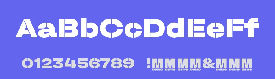 Halvar Stencil Font Family by TypeMates — Decorative Font — thumbnail 3