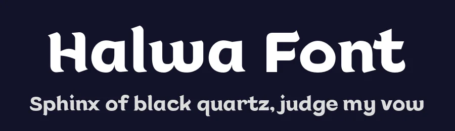 Halwa Font by YUKITA CREATIVE — Display Font — thumbnail 2