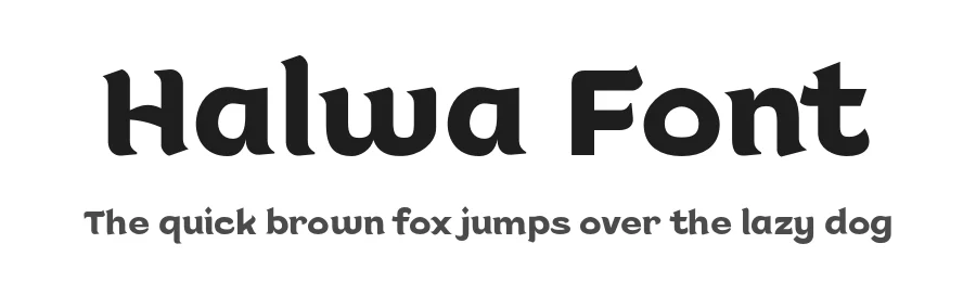 Halwa Font by YUKITA CREATIVE β Display Font