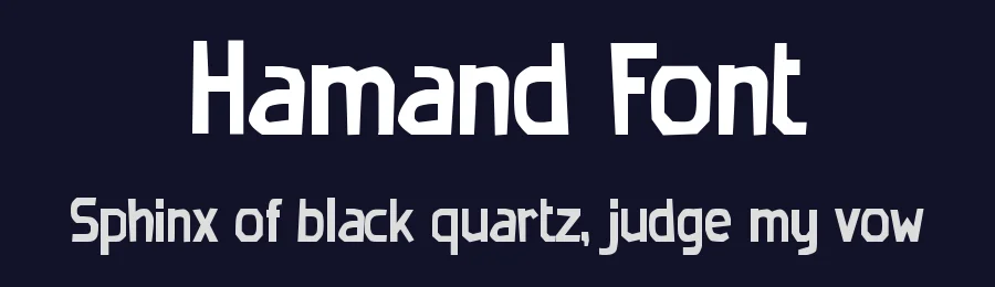 Hamand Font by Rautan Studio — Decorative Font — thumbnail 2