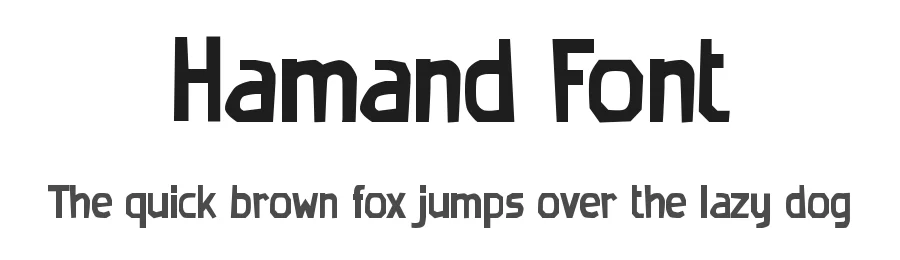 Hamand Font by Rautan Studio — Decorative Font