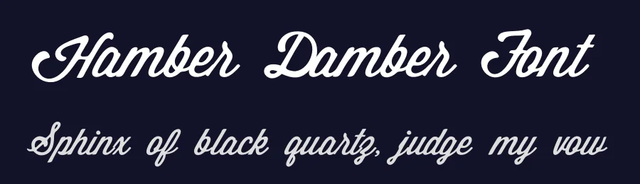 Hamber Damber Font by albert_kalingga — Script Handwritten Font — thumbnail 2