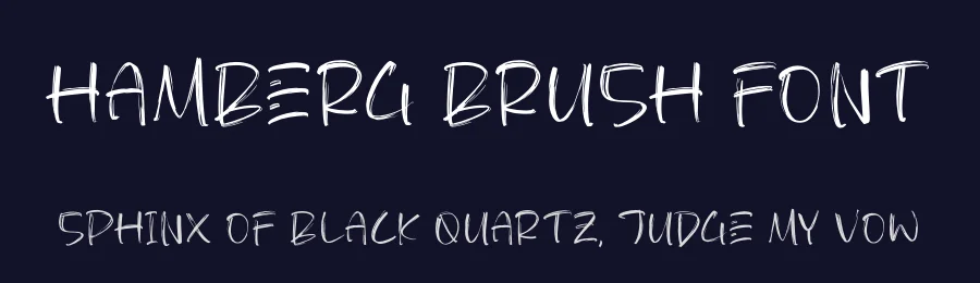 Hamberg Brush Font by perspectype — Script Handwritten Font — thumbnail 2