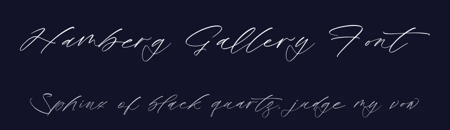 Hamberg Gallery Font by stylishtype.co — Script Handwritten Font — thumbnail 2