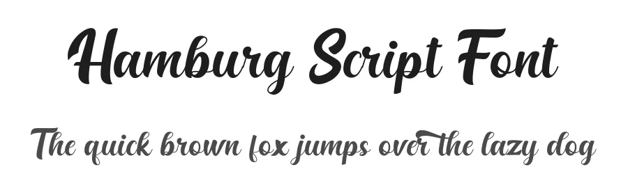 Hamburg Script Font by Basnistudio — Script Handwritten Font