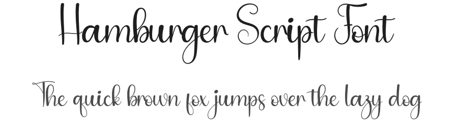 Hamburger Script Font by andikastudio — Script Handwritten Font