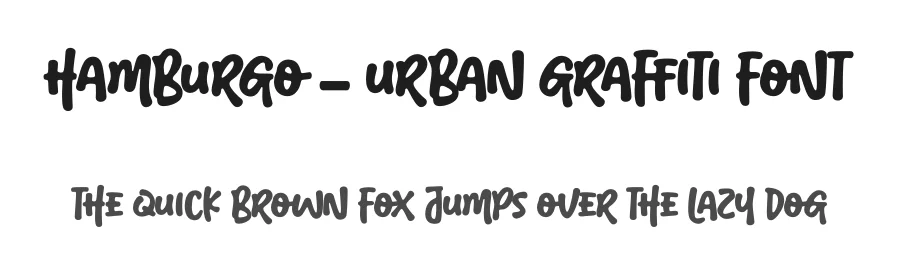 Hamburgo – Urban Graffiti Font by Subectype Studio — Display Font