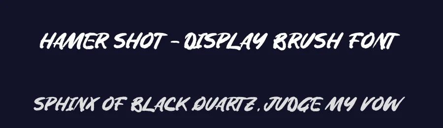 Hamer Shot – Display Brush Font by letterenastudios — Script Handwritten Font — thumbnail 2