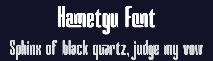 Hametgu Font by Sealoung — Sans Serif Font — thumbnail 2