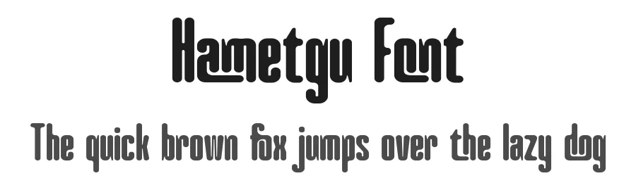 Hametgu Font by Sealoung — Sans Serif Font