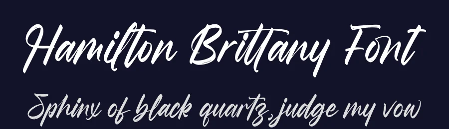 Hamilton Brittany Font by letterenastudios — Script Handwritten Font — thumbnail 2