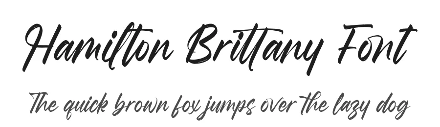 Hamilton Brittany Font by letterenastudios — Script Handwritten Font