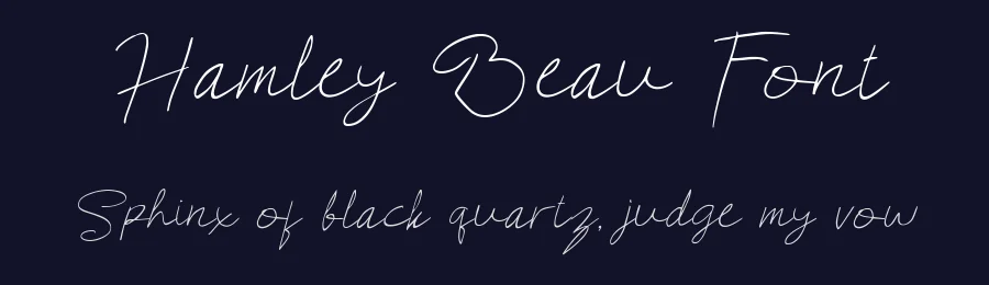Hamley Beau Font by madeDeduk — Script Handwritten Font — thumbnail 2