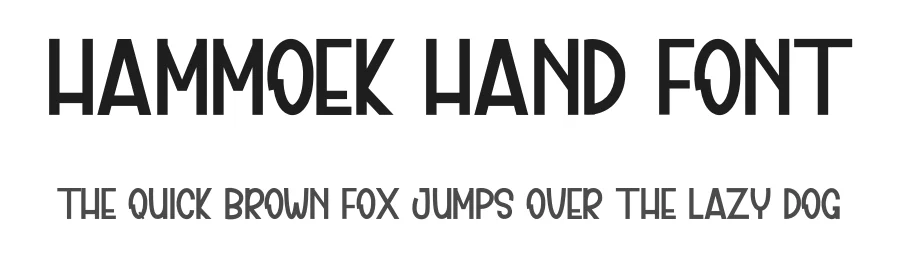 Hammoek Hand Font by inermediaSTUDIO — Display Font