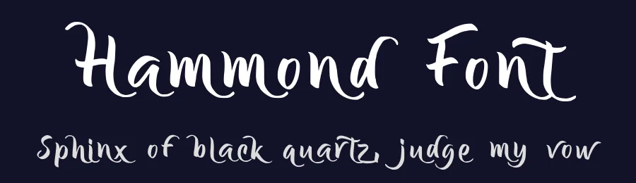 Hammond Font by Alpaprana — Display Font — thumbnail 2