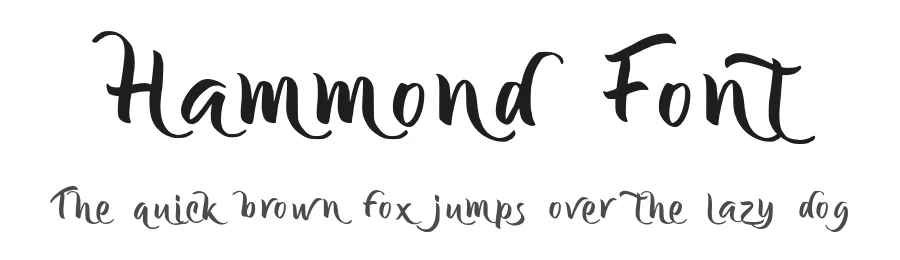 Hammond Font by Alpaprana — Display Font