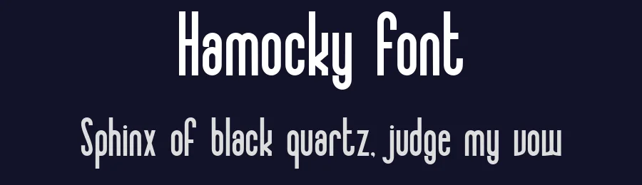 Hamocky Font by Canden Meutuah — Sans Serif Font — thumbnail 2