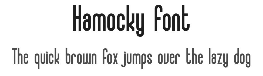 Hamocky Font by Canden Meutuah — Sans Serif Font