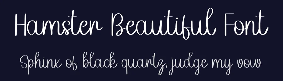 Hamster Beautiful Font by CREATIVE STUDIO — Script Handwritten Font — thumbnail 2