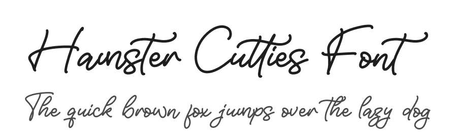 Hamster Cutties Font by letterfabric — Script Handwritten Font