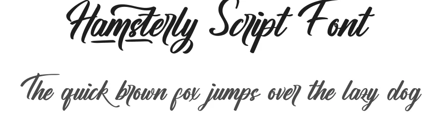 Hamsterly Script Font by nihstudio — Script Handwritten Font