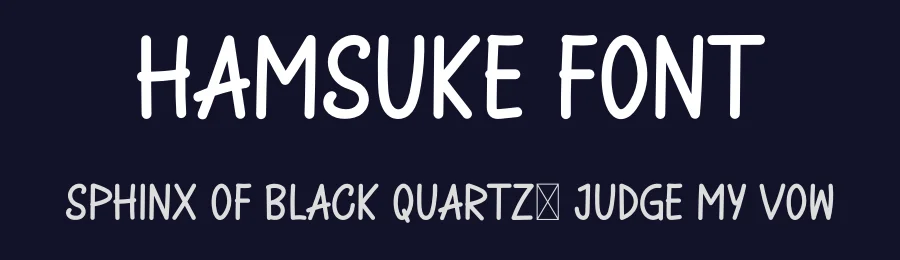 Hamsuke Font by didiksaputra — Decorative Font — thumbnail 2