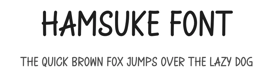 Hamsuke Font by didiksaputra — Decorative Font