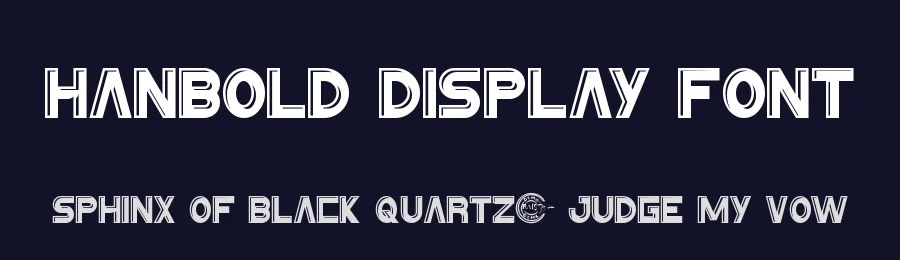 HanBold Display Font by RaisProject — Sans Serif Font — thumbnail 2