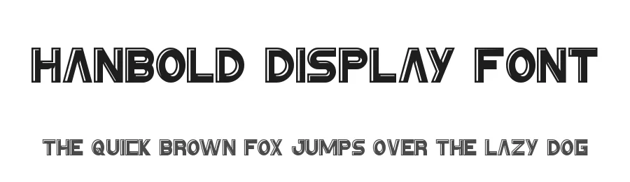 HanBold Display Font by RaisProject — Sans Serif Font