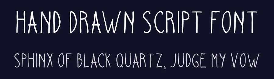 Hand Drawn Script Font by vladocar — Script Handwritten Font — thumbnail 2