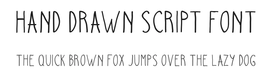 Hand Drawn Script Font by vladocar — Script Handwritten Font