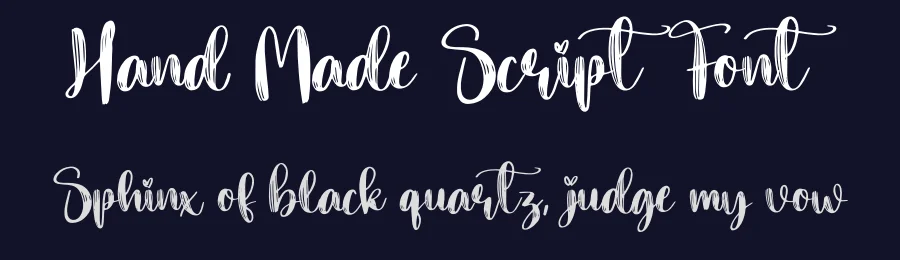Hand Made Script Font by creativeletter — Script Handwritten Font — thumbnail 2