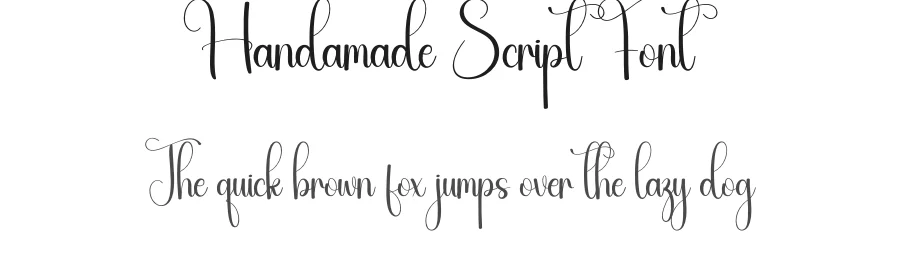 Handamade Script Font by creativeletter — Script Handwritten Font