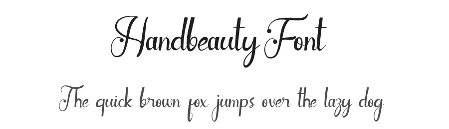Handbeauty Font by kateengciu — Script Handwritten Font
