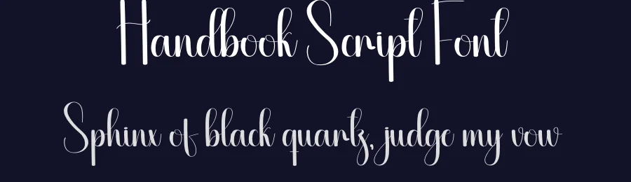 Handbook Script Font by creativeletter — Script Handwritten Font — thumbnail 2