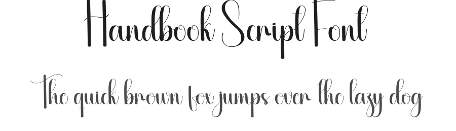 Handbook Script Font by creativeletter — Script Handwritten Font
