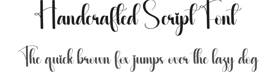 Handcrafted Script Font by creativeletter — Script Handwritten Font
