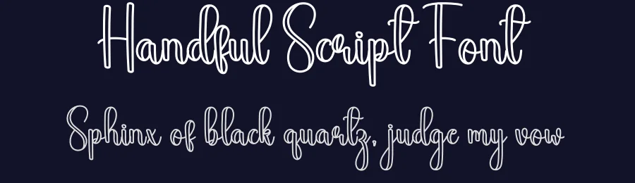 Handful Script Font by creativeletter — Script Handwritten Font — thumbnail 2