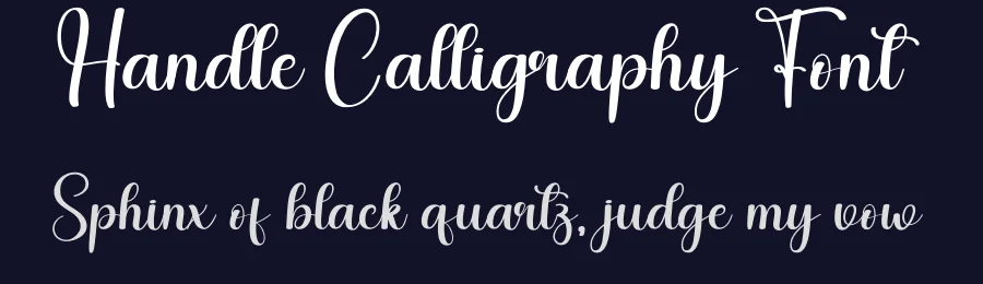 Handle Calligraphy Font by andikastudio — Script Handwritten Font — thumbnail 2