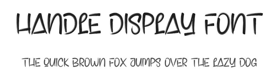Handle Display Font by creativeletter — Script Handwritten Font